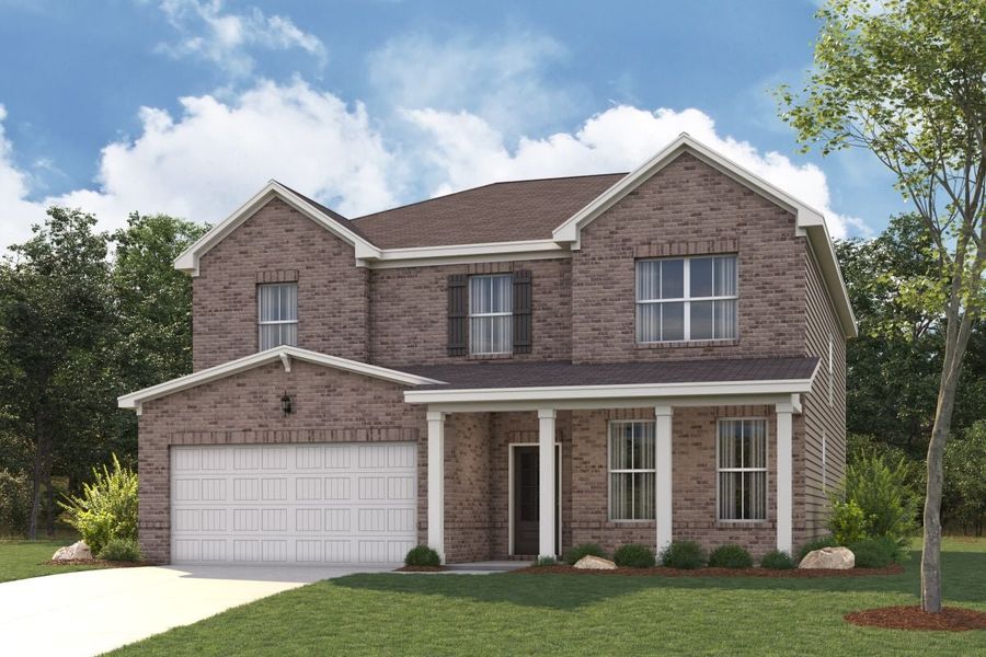 A house with a garage with Winslow Crocker House in the background. A house with a garage with Winslow Crocker House in the background.