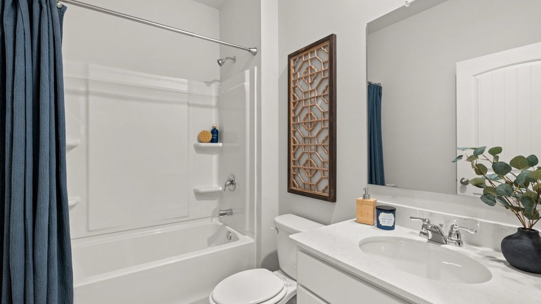 Furnished interior in a model home at Lost Creek in Dallas (Image 30).