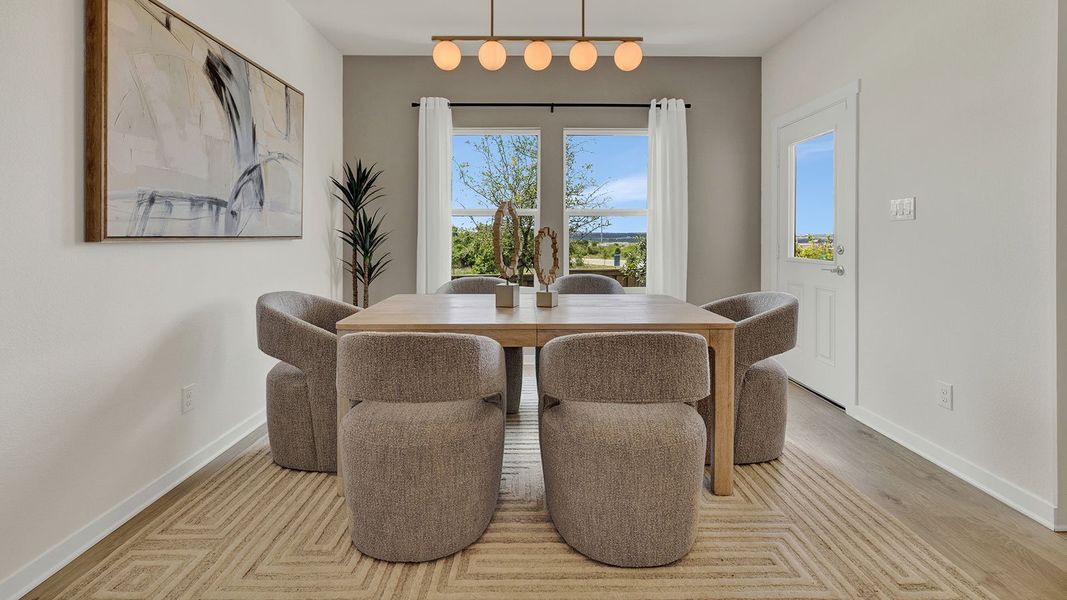 Furnished interior in a model home at Mayfair in New Braunfels (Image 24).