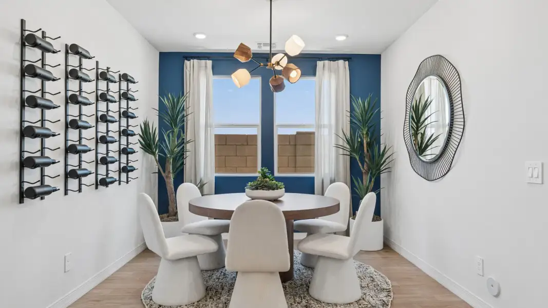 Furnished interior in a model home at El Cidro in Goodyear (Image 10). Furnished interior in a model home at El Cidro in Goodyear (Image 10).