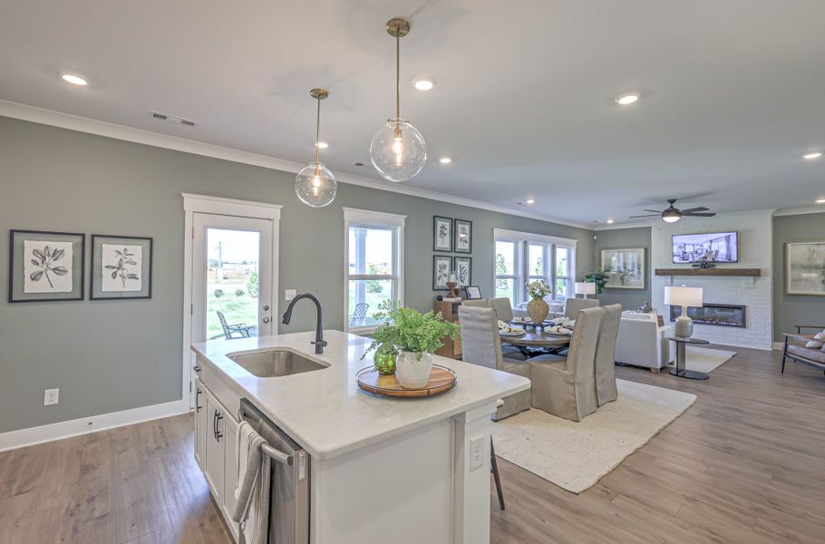 The Winston *Furnished Model Home - Selections and finished may vary.