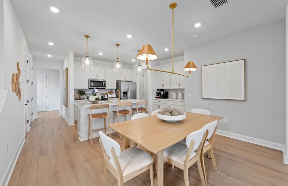 Your new home with a cafe space, perfect for family dinners or hosting