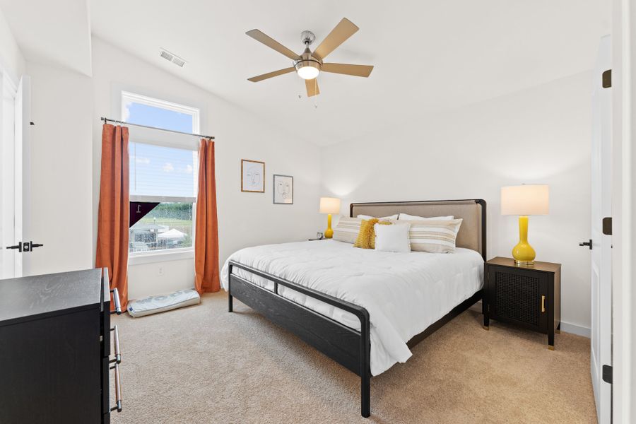 Furnished interior in a model home at Westgate Village Townes in Spartanburg (Image 16). Furnished interior in a model home at Westgate Village Townes in Spartanburg (Image 16).