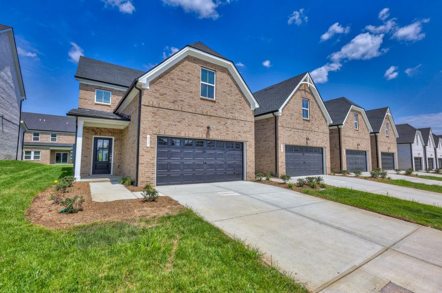The Amethyst floorplan at Helmsley Place 55+ Townhomes.