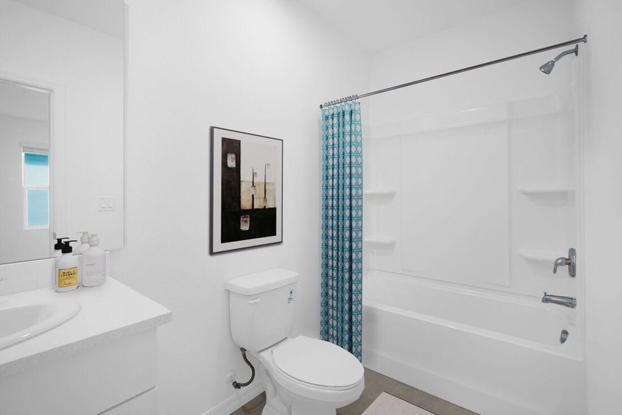 Furnished interior in a model home at Marion Creek in Haines City (Image 67).