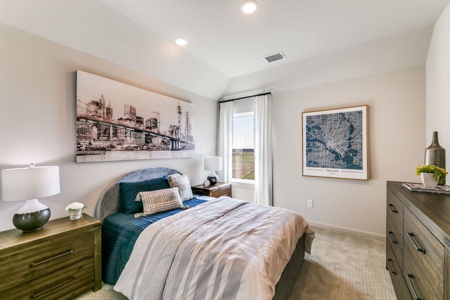 Furnished interior in a model home at Estates at Stacy Crossing in McKinney (Image 40).