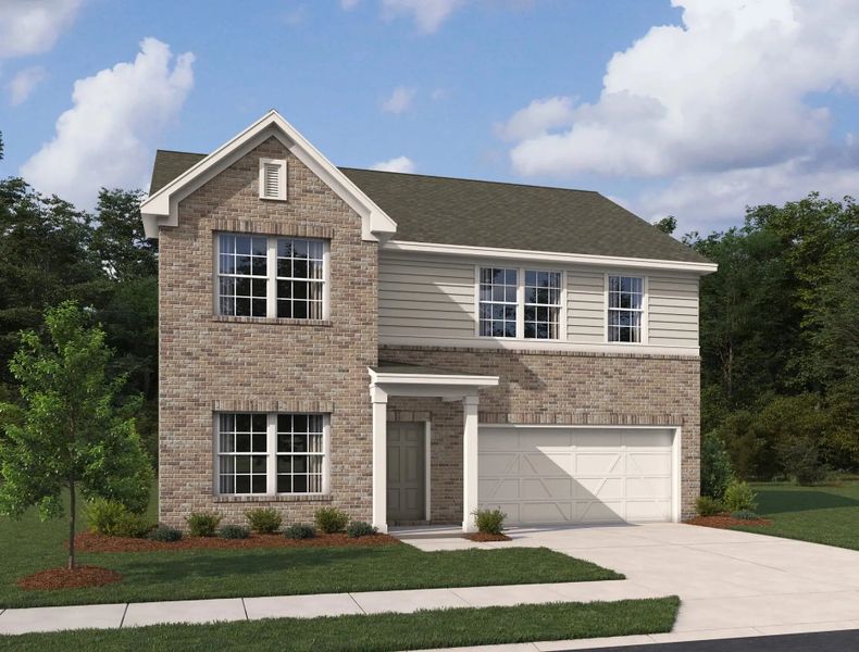 Front exterior of a home in the Langston Reserve - Single Family community, located in Cartersville, GA (Image 8).
