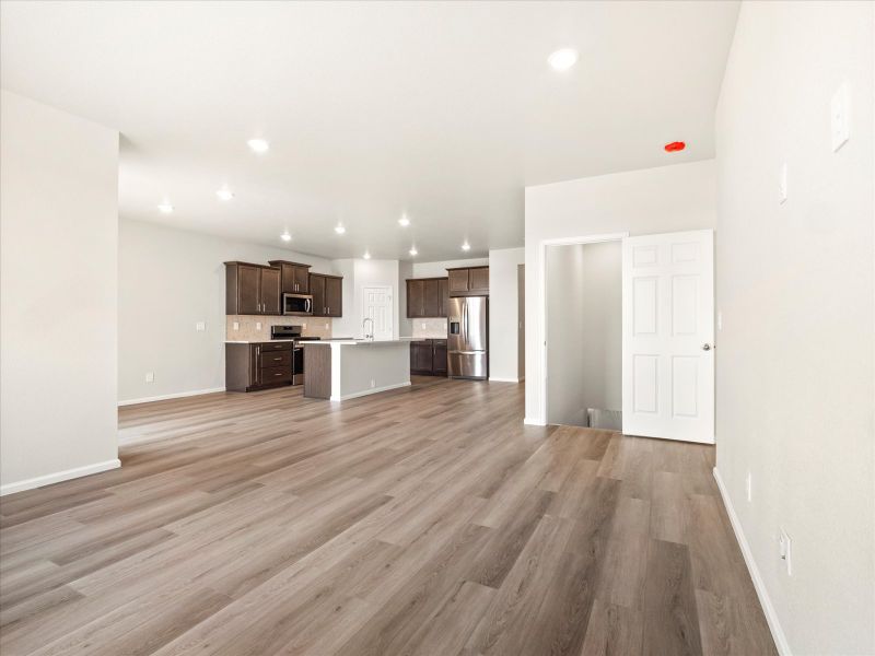 Cherry Creek floorplan interior image taken at a Meritage Homes community in Windsor, CO.