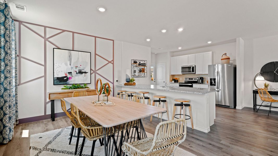 Enchanted Bay Model Home Dining Area