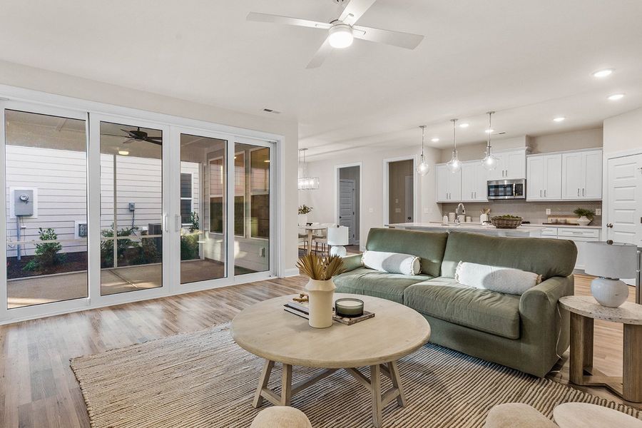 Furnished interior in a model home at The Collection - Knightdale in Knightdale (Image 5).