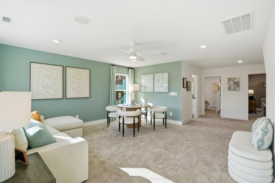 Furnished interior in a model home at Waterford Commons in Rock Hill (Image 46).