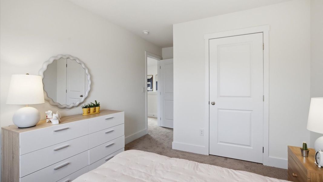 Furnished interior in a model home at Price's Point in Knoxville (Image 43).