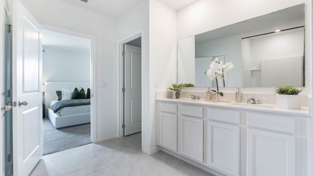 Furnished interior in a model home at Avalon Park Tavares in Tavares (Image 30).