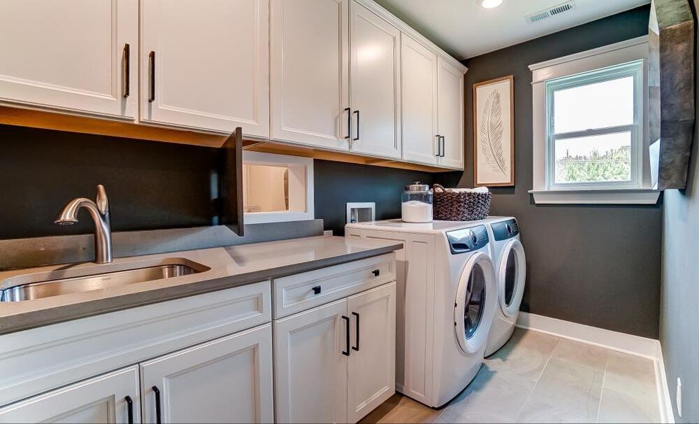 Furnished interior in a model home at Hancock Farms in Aiken (Image 14). Furnished interior in a model home at Hancock Farms in Aiken (Image 14).