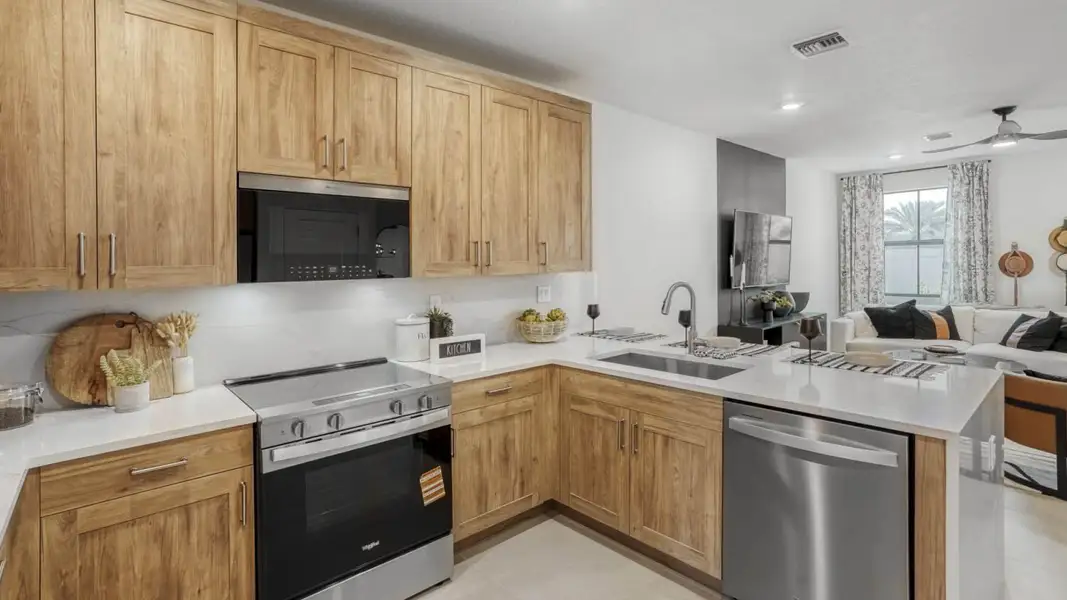Furnished interior in a model home at Vineyards in Davie (Image 6).
