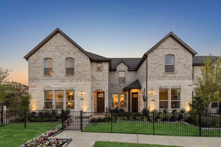 Front exterior of a home in the Timber Ridge community, located in Corinth, TX (Image 2).