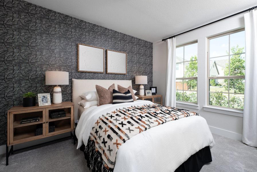 Furnished interior in a model home at Bridgewater in Midlothian (Image 19).