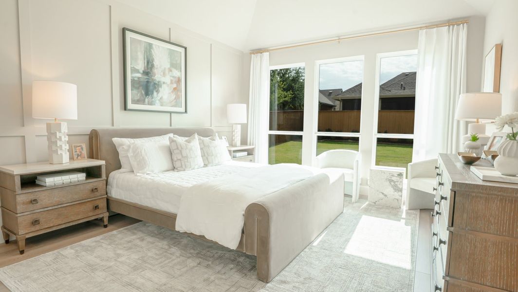 Furnished interior in a model home at Inspiration in Lucas (Image 29).