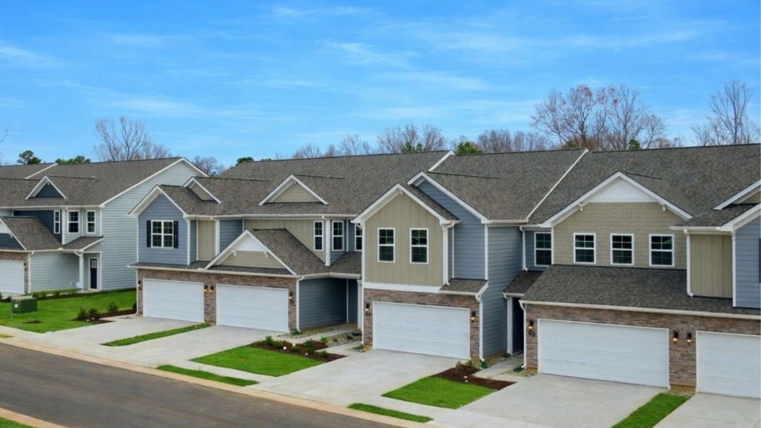 Front exterior of a home in the Lybrook Village community, located in Bermuda Run, NC (Image 2).