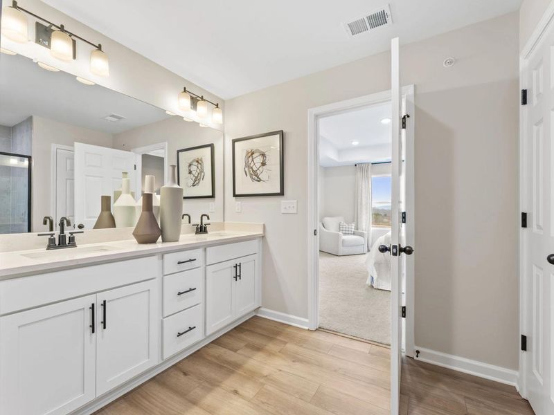 Furnished interior in a model home at Hemingway in Cumming (Image 11). Furnished interior in a model home at Hemingway in Cumming (Image 11).