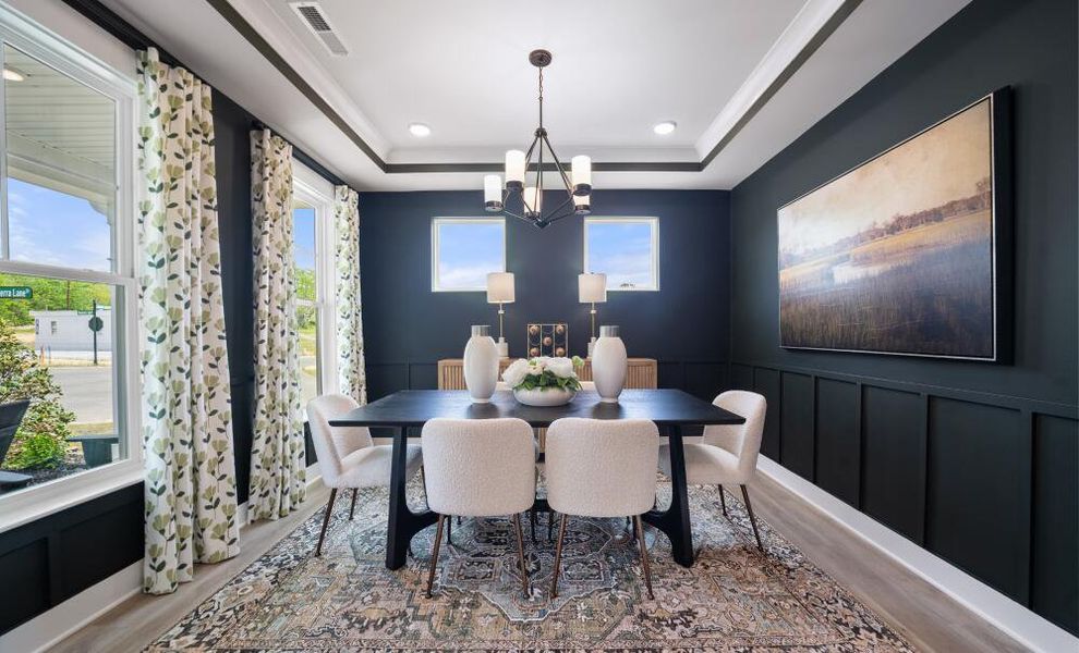 Furnished interior in a model home at SpringLake in York (Image 4). Furnished interior in a model home at SpringLake in York (Image 4).