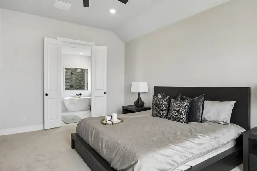 Furnished interior in a model home at Westside Preserve in Midlothian (Image 19).