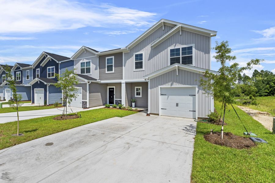 Front exterior of a home in the South Lake Commons community, located in Lexington, SC (Image 8).