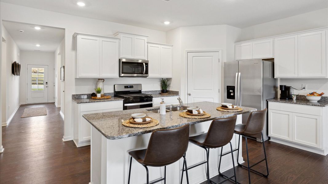 Furnished interior in a model home at The Ridge at Neals Landing in Knoxville (Image 15).