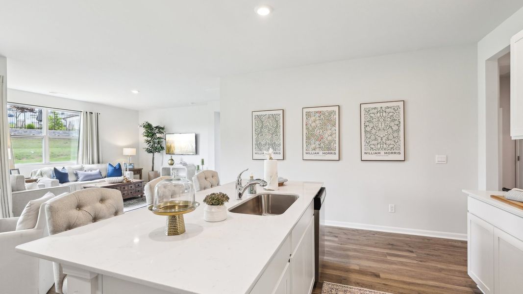 Furnished interior in a model home at Woodbridge Glen Single Family in Lebanon (Image 20). Furnished interior in a model home at Woodbridge Glen Single Family in Lebanon (Image 20).