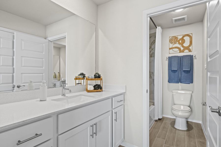 Furnished interior in a model home at Azalea in Pattison (Image 32). Furnished interior in a model home at Azalea in Pattison (Image 32).