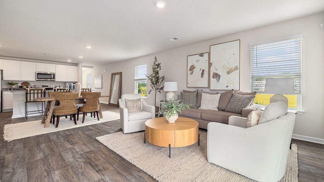 Furnished interior in a model home at Dove Crossing in Conway (Image 7).