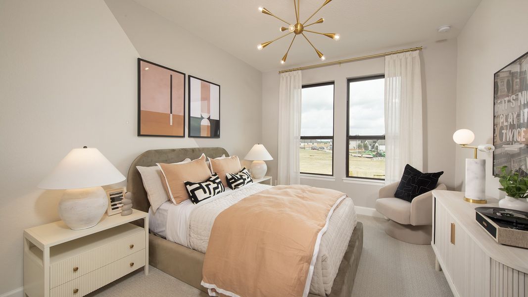 Furnished interior in a model home at Cane Island 60' in Katy (Image 20). Furnished interior in a model home at Cane Island 60' in Katy (Image 20).