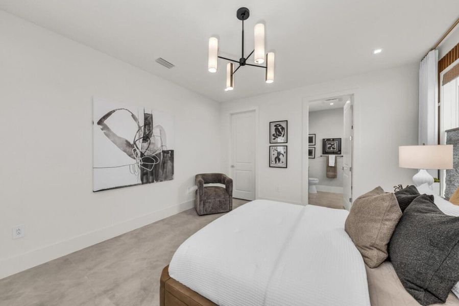 Furnished interior in a model home at Legends Bay in Bradenton (Image 161).