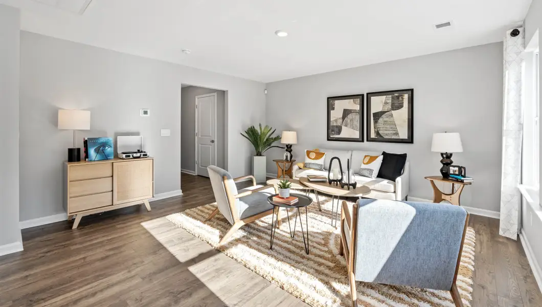 Furnished interior in a model home at Varner Station in Woodruff (Image 4). Furnished interior in a model home at Varner Station in Woodruff (Image 4).