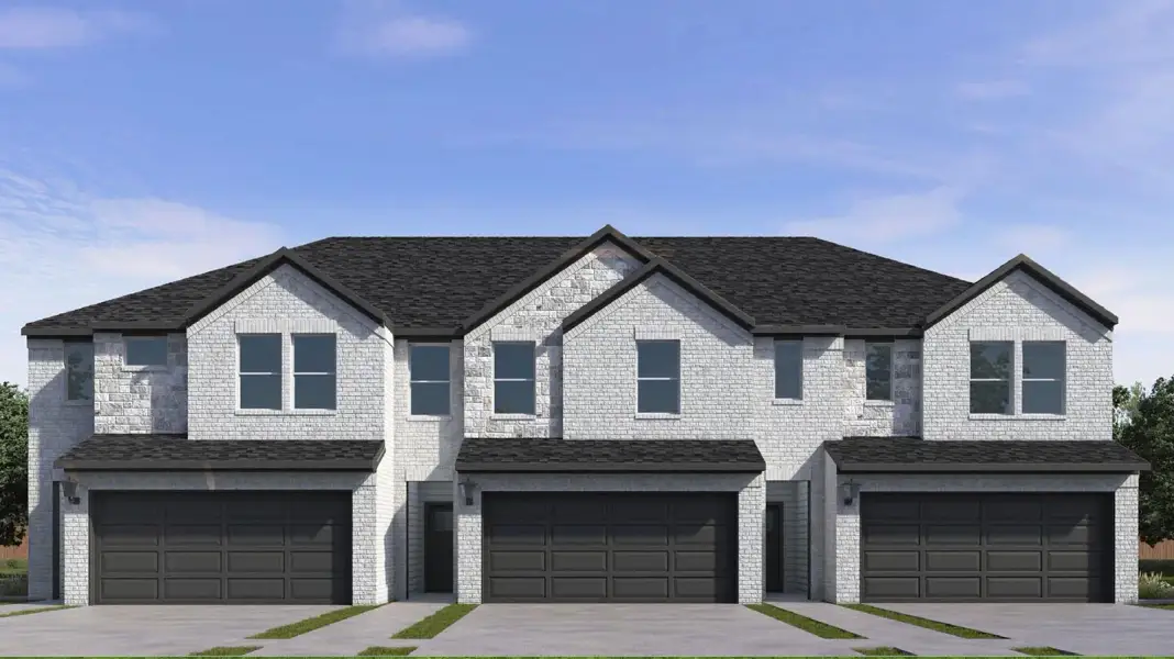 Front exterior of a home in the Alexander Townhomes community, located in Pearland, TX (Image 5).