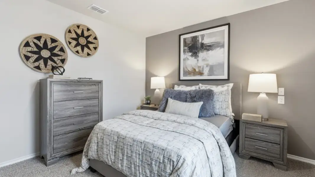 Furnished interior in a model home at Hadley Farms in Godley (Image 16).