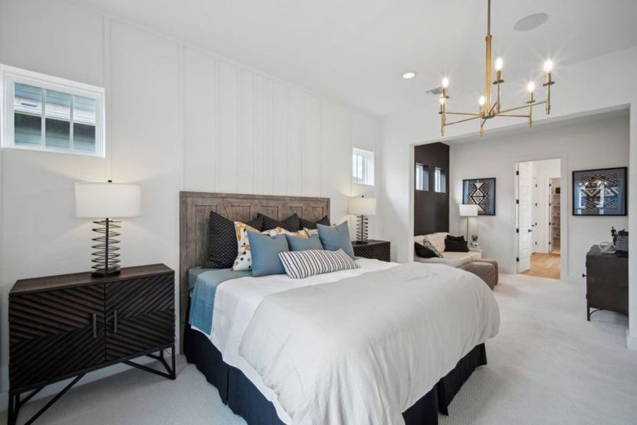 Furnished interior in a model home at Easton Park in Austin (Image 7). Furnished interior in a model home at Easton Park in Austin (Image 7).