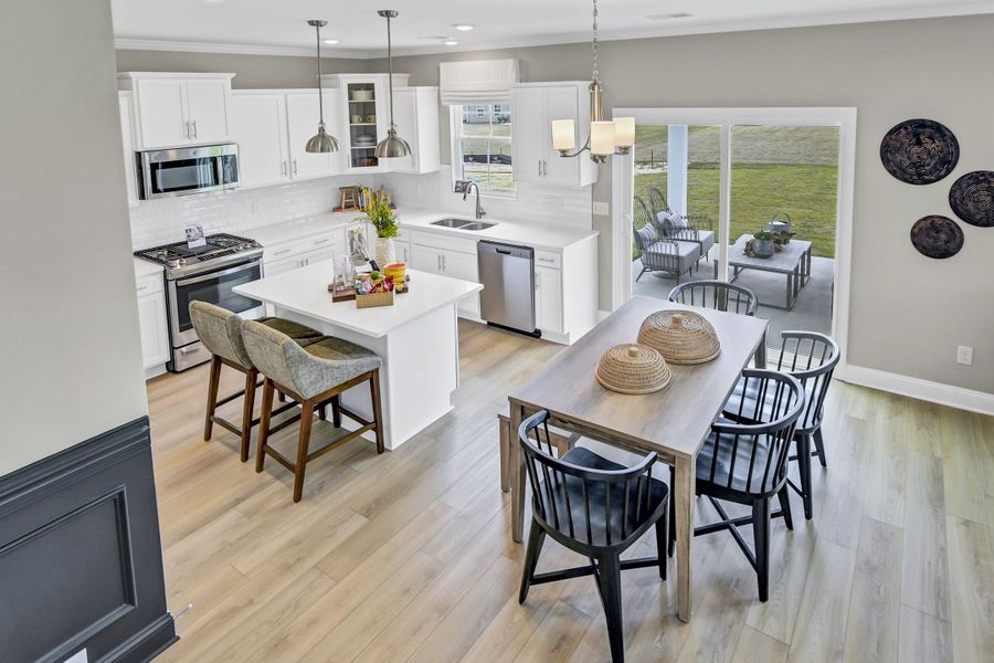 Furnished interior in a model home at Ashton Lakes in Lexington (Image 12).