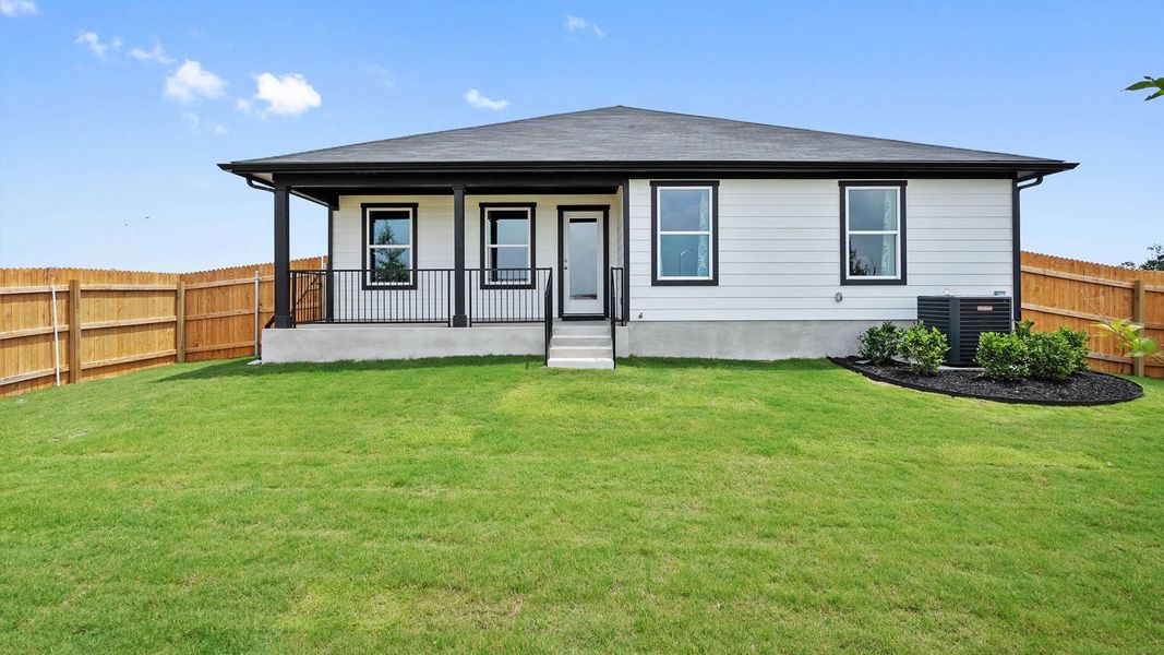 Exterior details of a home in Monarch Ranch, Manor (Image 11).