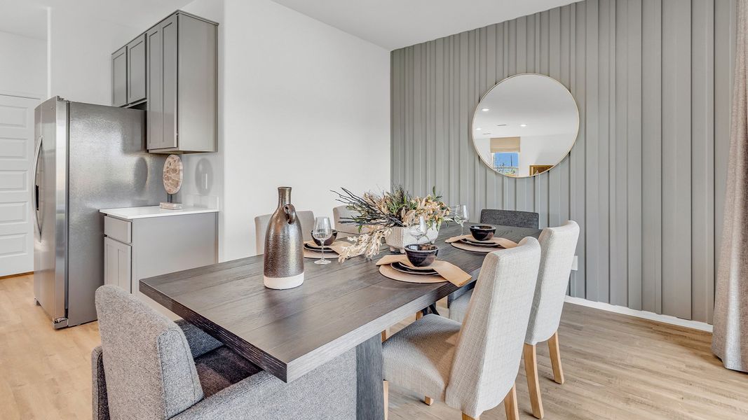 Furnished interior in a model home at Coronet at Gladden Farms in Marana (Image 55).