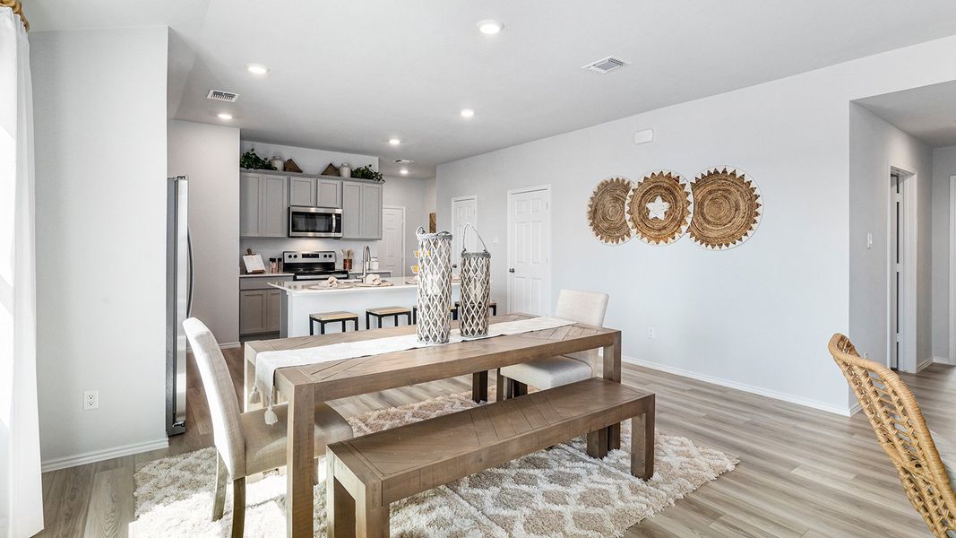 Furnished interior in a model home at Mitchell Farm in Killeen (Image 8).