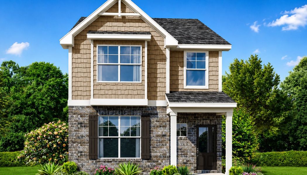 Front exterior of a home in the Carrington Walk community, located in Powder Springs, GA (Image 20).