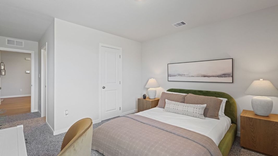 Furnished interior in a model home at Portland Village in Portland (Image 16).