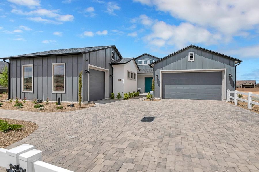 Front exterior of a home in the Summit at The Dells community, located in Prescott, AZ (Image 14).