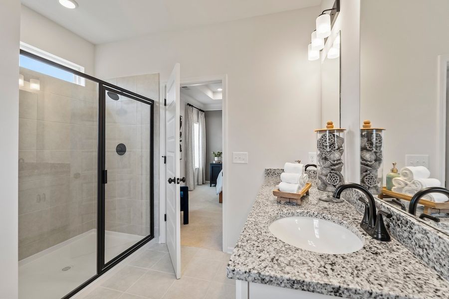 Furnished interior in a model home at Glendale Towns in Conyers (Image 82). Furnished interior in a model home at Glendale Towns in Conyers (Image 82).