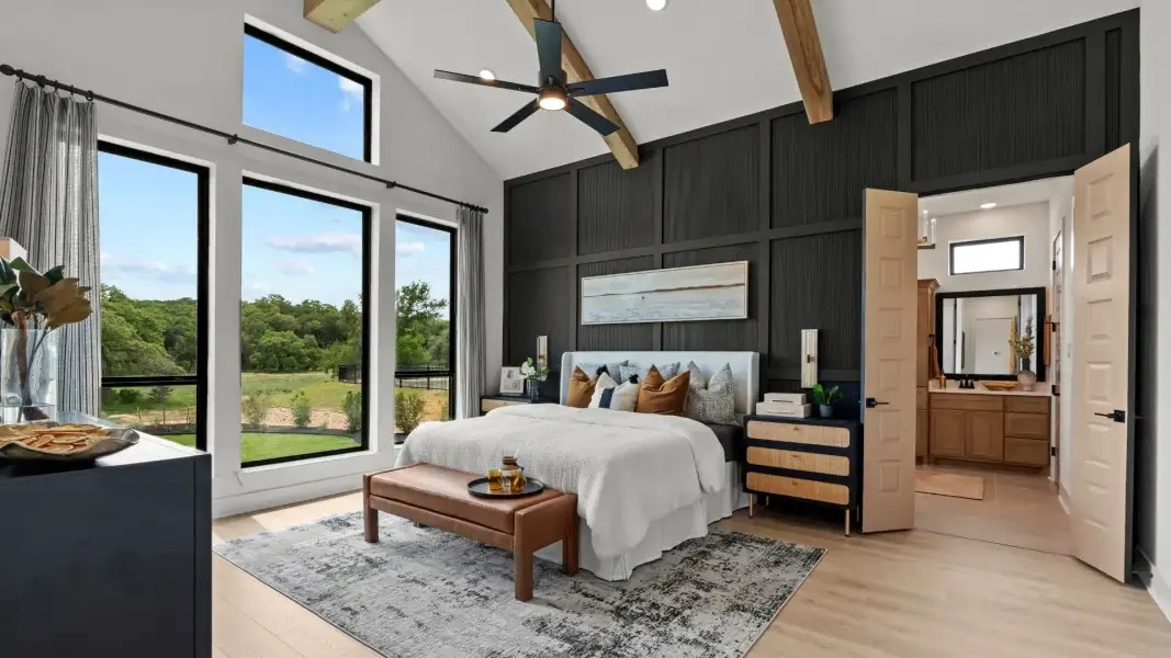 Furnished interior in a model home at Megan's Landing in Castroville (Image 17). Furnished interior in a model home at Megan's Landing in Castroville (Image 17).