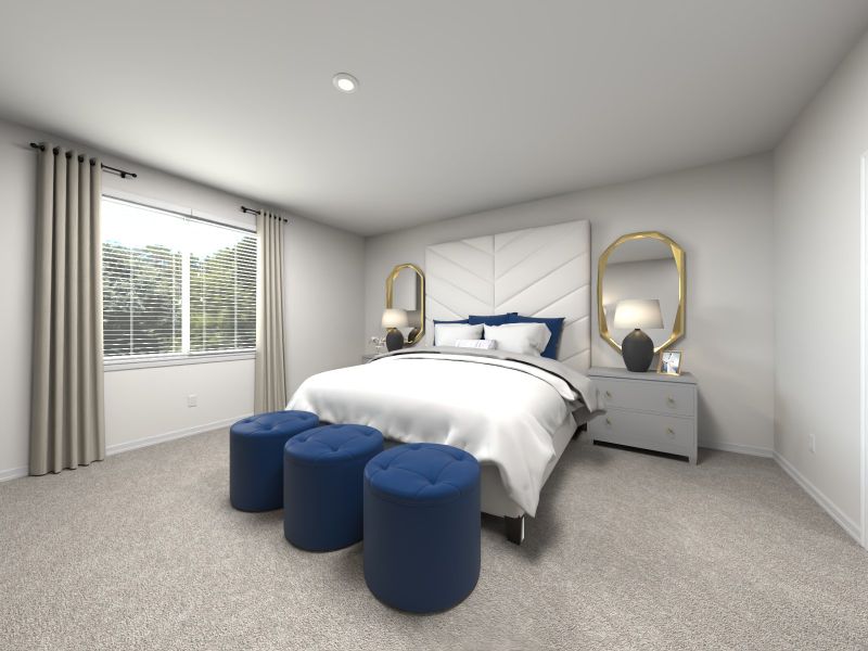 Furnished interior in a model home at Mount Plymouth Greens in Sorrento (Image 25).