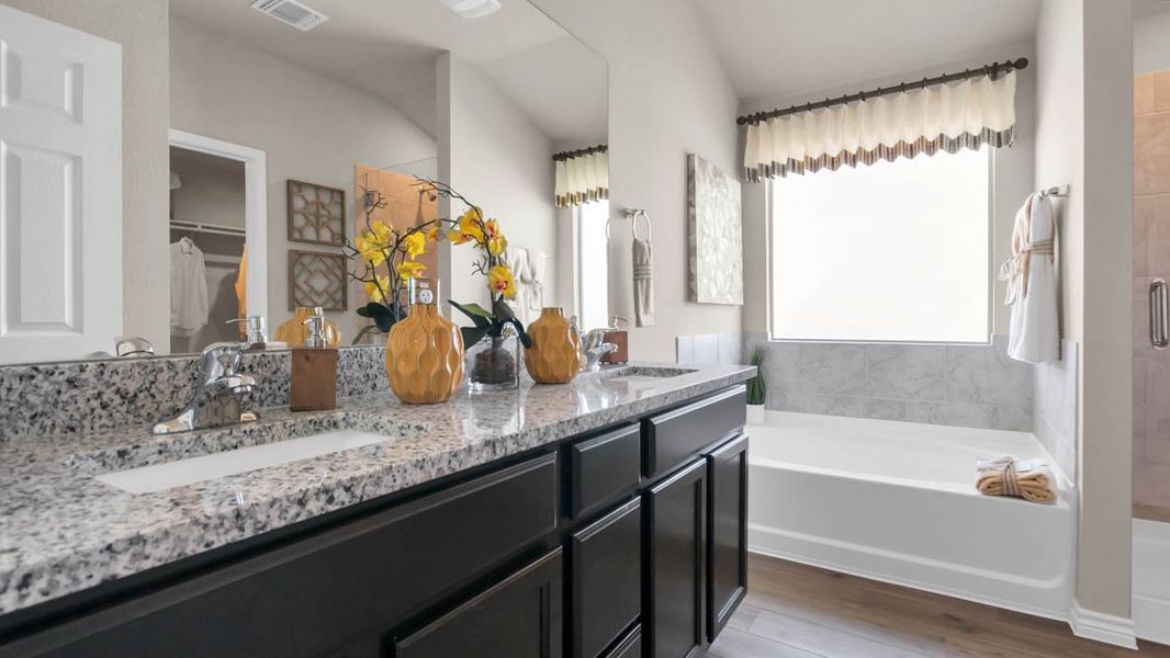 Furnished interior in a model home at Warrior's Legacy in Nolanville (Image 22). Furnished interior in a model home at Warrior's Legacy in Nolanville (Image 22).