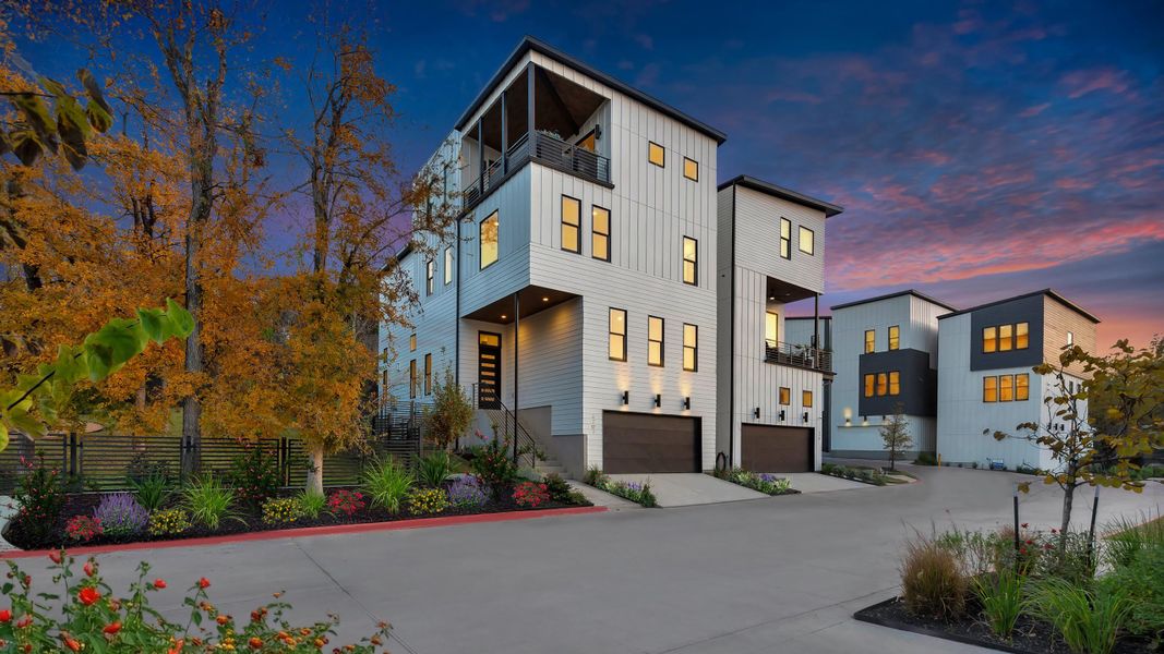 Front exterior of a home in the The Park at Sunridge community, located in Austin, TX (Image 2).