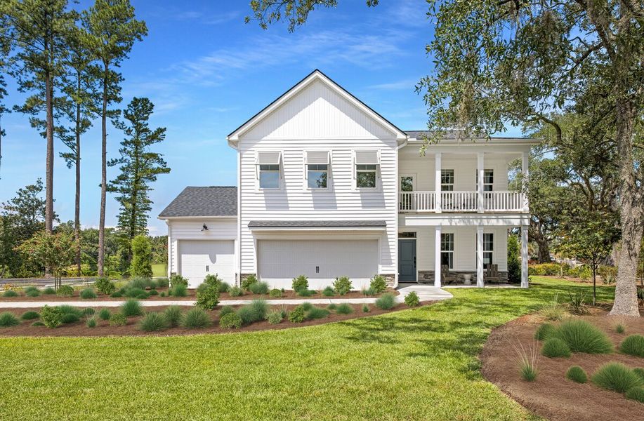 Front exterior of a home in the The Oaks community, located in Goose Creek, SC (Image 2).